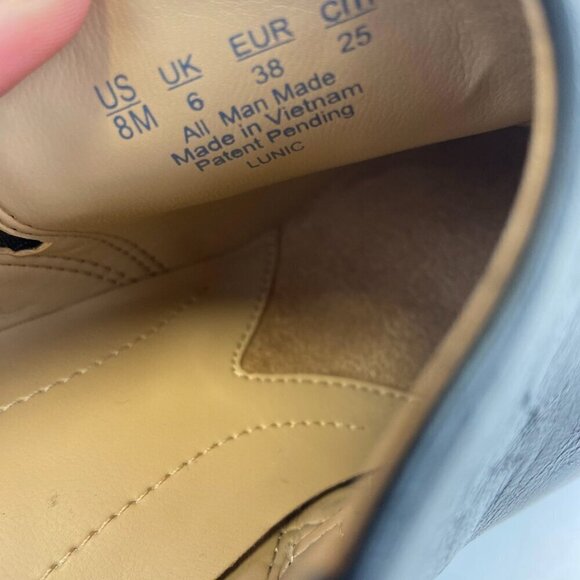 NEW! Naturalizer Leather Heeled Ankle Booties 3-Inch Heel Zip Closure Black 8M - Picture 12 of 13